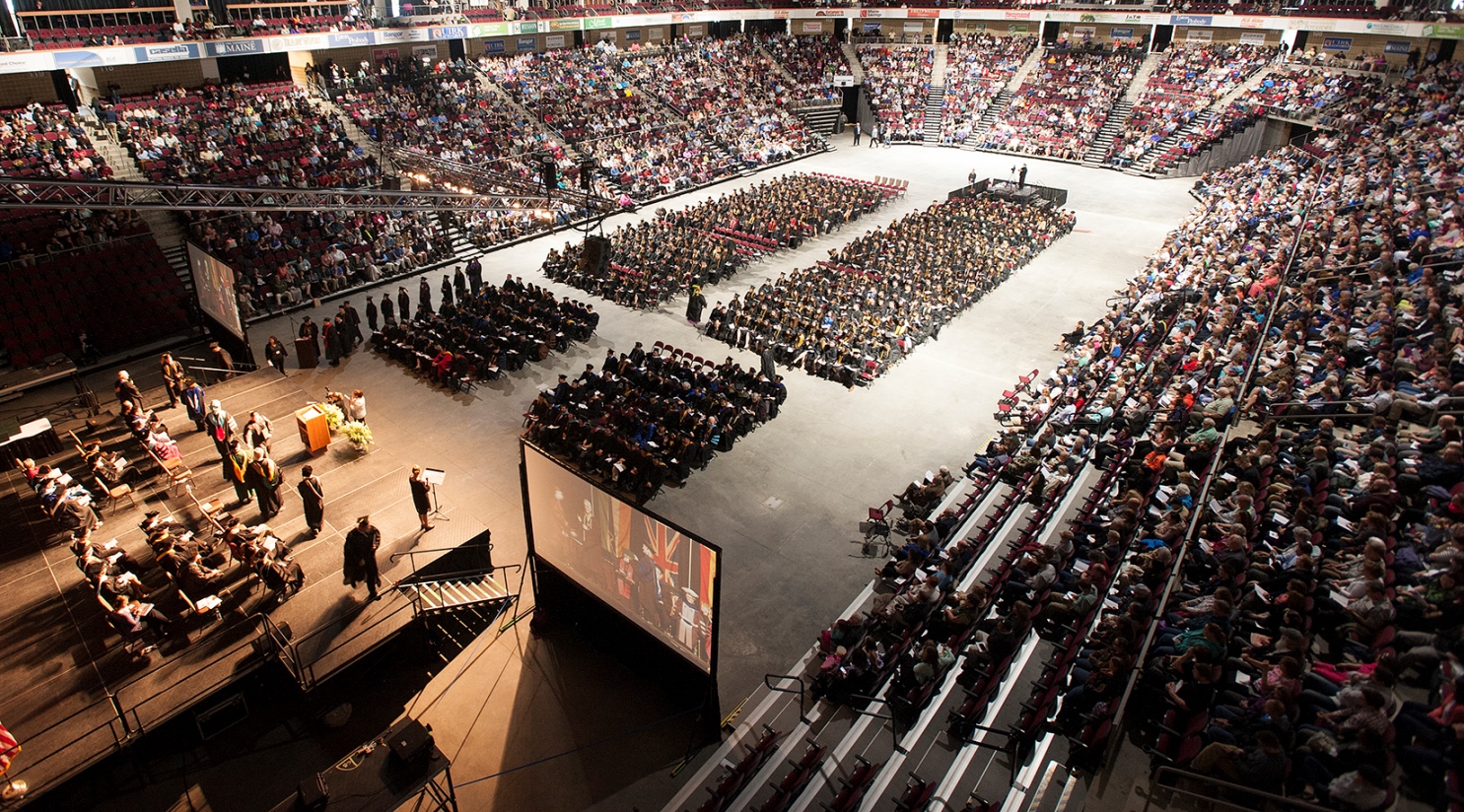Commencement at the Cross Insurance Center